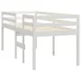 Weißes Hochbett aus massivem Kiefernholz 75x190 cm von , Betten und Lattenroste - Ref: Foro24-821620, Preis: 168,57 €, Rabatt: %