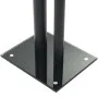 Speaker supports tempered glass design 2 pillars black 2 pcs by vidaXL, Speaker stands - Ref: Foro24-50673, Price: 90,06 €, D...