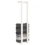 Solid white pine wood towel rack 23x18x110 cm by , Towel racks - Ref: Foro24-822403, Price: 22,37 €, Discount: %