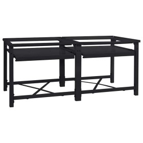 Pedestal para Lavadora 2 pcs Negro 64 x 55 x 32.5 cm Acero en Accesorios para lavadoras y secadoras | Comprar online en Foro24