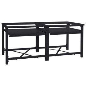Pedestal para Lavadora 2 pcs Negro 64 x 55 x 32.5 cm Acero en Accesorios para lavadoras y secadoras | Comprar online en Foro24