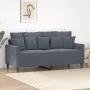Sofá de 2 plazas de terciopelo gris oscuro 140 cm de , Sofás - Ref: Foro24-359304, Precio: 191,29 €, Descuento: %