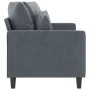 Sofá de 2 plazas de terciopelo gris oscuro 140 cm de , Sofás - Ref: Foro24-359304, Precio: 191,29 €, Descuento: %