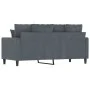 Sofá de 2 plazas de terciopelo gris oscuro 140 cm de , Sofás - Ref: Foro24-359304, Precio: 191,29 €, Descuento: %