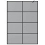 Pared de Ducha Walk-in Negro 140 x 195 cm vidrio templado en Paredes y mamparas de ducha | Comprar online en Foro24