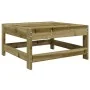 Impregnated pine wood garden stool by , Modular outdoor sofas - Ref: Foro24-825491, Price: 52,55 €, Discount: %