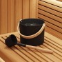 Juego de Cubo para Sauna 2 pcs Negro 8.5 x 8 x 4.5 cm Aluminio en Accesorios de sauna | Comprar online en Foro24