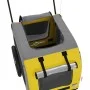 Pet Bicycle Trailer Iron Oxford Cloth Yellow Gray by , pet strollers - Ref: Foro24-93861, Price: 128,50 €, Discount: %