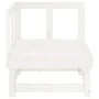 Garten-Ecksofas, 2 Stück, massives weißes Kiefernholz von , Modulare Sofas für den Außenbereich - Ref: Foro24-825395, Preis: ...