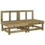 Central garden sofas 2 pcs impregnated pine wood by , Modular outdoor sofas - Ref: Foro24-825407, Price: 105,68 €, Discount: %