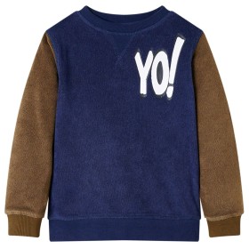 Dunkelmarineblaues Kinder-Sweatshirt 92 von , Kinder-T-Shirts - Ref: Foro24-13444, Preis: 11,40 €, Rabatt: %