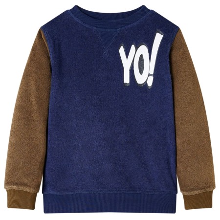 Sudadera infantil azul marino oscuro 116 de , Camisetas para niños - Ref: Foro24-13446, Precio: 11,40 €, Descuento: %