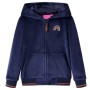 Chaqueta infantil con capucha azul marino 92