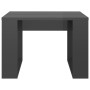 Mesa auxiliar madera contrachapada gris brillante 50x50x35 cm en Mesas de centro | Comprar online en Foro24