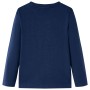 Langärmliges marineblau meliertes Kinder-T-Shirt 92 von , Kinder-T-Shirts - Ref: Foro24-12629, Preis: 8,85 €, Rabatt: %