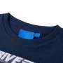 Children's long-sleeved navy blue melange t-shirt 92 by , Kids T-shirts - Ref: Foro24-12629, Price: 8,75 €, Discount: %