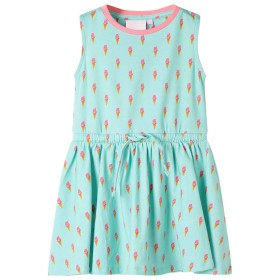 Vestido infantil con cordón menta claro 128 de , Vestidos de niños - Ref: Foro24-11417, Precio: 12,91 €, Descuento: %