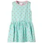 Kinderkleid mit hellmintfarbenem Kordelzug 128 von , Kinderkleider - Ref: Foro24-11417, Preis: 12,77 €, Rabatt: %