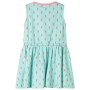 Kinderkleid mit hellmintfarbenem Kordelzug 128 von , Kinderkleider - Ref: Foro24-11417, Preis: 12,91 €, Rabatt: %