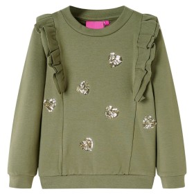 Sudadera infantil caqui 104