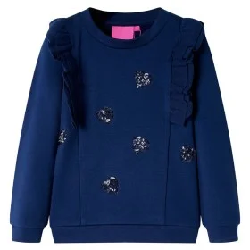 Sudadera infantil azul marino 104 de , Camisetas para niños - Ref: Foro24-13740, Precio: 11,70 €, Descuento: %