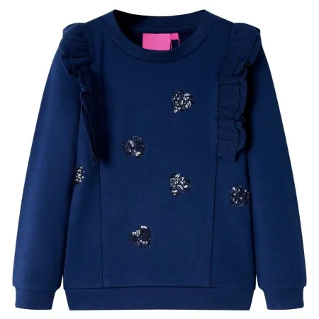 Sudadera infantil azul marino 128 de , Camisetas para niños - Ref: Foro24-13742, Precio: 11,70 €, Descuento: %