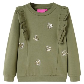 Khakifarbenes Kinder-Sweatshirt 128 von , Kinder-T-Shirts - Ref: Foro24-13737, Preis: 13,92 €, Rabatt: %