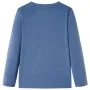 Langärmliges blaues Melange-T-Shirt für Kinder 116 von , Kinder-T-Shirts - Ref: Foro24-12991, Preis: 8,30 €, Rabatt: %