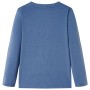 Langärmliges blaues Melange-T-Shirt für Kinder 116 von , Kinder-T-Shirts - Ref: Foro24-12991, Preis: 8,39 €, Rabatt: %