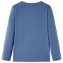Langärmliges blaues Melange-T-Shirt für Kinder 140 von , Kinder-T-Shirts - Ref: Foro24-12993, Preis: 9,76 €, Rabatt: %