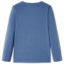 Langärmliges blaues Melange-T-Shirt für Kinder 140 von , Kinder-T-Shirts - Ref: Foro24-12993, Preis: 9,87 €, Rabatt: %