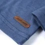 Langärmliges blaues Melange-T-Shirt für Kinder 140 von , Kinder-T-Shirts - Ref: Foro24-12993, Preis: 9,76 €, Rabatt: %