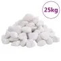 Guijarros pulidos blancos 25 kg 2-5 cm de , Decoración de acuarios - Ref: Foro24-3217193, Precio: 61,29 €, Descuento: %