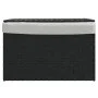 Cesto de ropa sucia con tapa ratán sintético negro 55,5x35x34cm de , Cestas para ropa - Ref: Foro24-372052, Precio: 58,25 €, ...