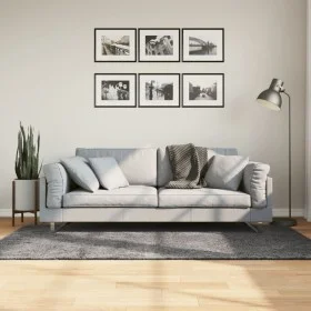 HUARTE anthrazitfarbener waschbarer weicher Kurzflorteppich 120x170cm von , Teppiche - Ref: Foro24-375000, Preis: 55,26 €, Ra...