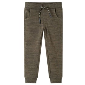 Children's sweatpants dark khaki mélange 104 by , kids pants - Ref: Foro24-13230, Price: 11,02 €, Discount: %