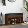 Schuhbank aus Holzwerkstoff Eiche braun 82x32x45,5 cm von , Bänke für Hallen und Lager - Ref: Foro24-835032, Preis: 81,65 €, ...