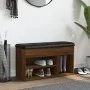 Shoe bench engineered wood oak brown 82x32x45.5 cm by , Benches for halls and storage - Ref: Foro24-835032, Price: 81,65 €, D...