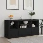 Sideboard mit LED-Leuchten schwarz 142,5x37x67 cm von , Sideboards - Ref: Foro24-3209066, Preis: 185,01 €, Rabatt: %
