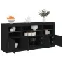Sideboard mit LED-Leuchten schwarz 142,5x37x67 cm von , Sideboards - Ref: Foro24-3209066, Preis: 185,01 €, Rabatt: %