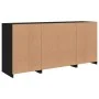 Sideboard mit LED-Leuchten schwarz 142,5x37x67 cm von , Sideboards - Ref: Foro24-3209066, Preis: 185,01 €, Rabatt: %