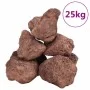 Red volcanic rocks 25 kg 10-30 cm by , Aquarium decoration - Ref: Foro24-3217187, Price: 75,08 €, Discount: %