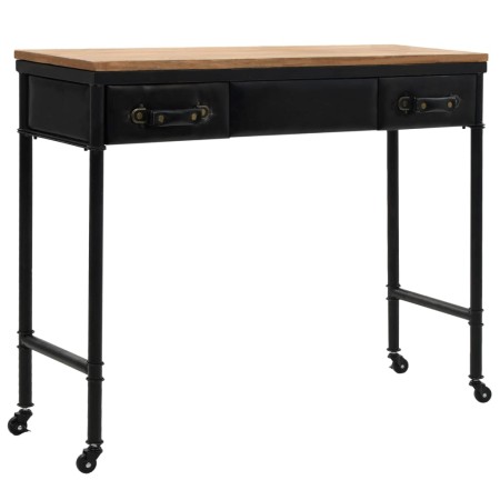 Konsolentisch aus MDF und Tannenholz 100x33,5x80 cm von vidaXL, Seitentische - Ref: Foro24-245758, Preis: 140,94 €, Rabatt: %