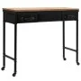Console table made of MDF wood and fir, 100x33.5x80 cm by vidaXL, Side tables - Ref: Foro24-245758, Price: 143,16 €, Discount: %