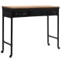 Konsolentisch aus MDF und Tannenholz 100x33,5x80 cm von vidaXL, Seitentische - Ref: Foro24-245758, Preis: 140,94 €, Rabatt: %