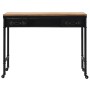 Console table made of MDF wood and fir, 100x33.5x80 cm by vidaXL, Side tables - Ref: Foro24-245758, Price: 140,94 €, Discount: %
