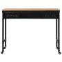 Console table made of MDF wood and fir, 100x33.5x80 cm by vidaXL, Side tables - Ref: Foro24-245758, Price: 143,16 €, Discount: %