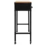 Console table made of MDF wood and fir, 100x33.5x80 cm by vidaXL, Side tables - Ref: Foro24-245758, Price: 143,16 €, Discount: %