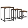 Stackable coffee tables 3 pieces engineered wood smoke oak by , Coffee table - Ref: Foro24-838925, Price: 40,58 €, Discount: %