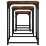 Stackable coffee tables 3 pieces engineered wood smoke oak by , Coffee table - Ref: Foro24-838925, Price: 40,58 €, Discount: %
